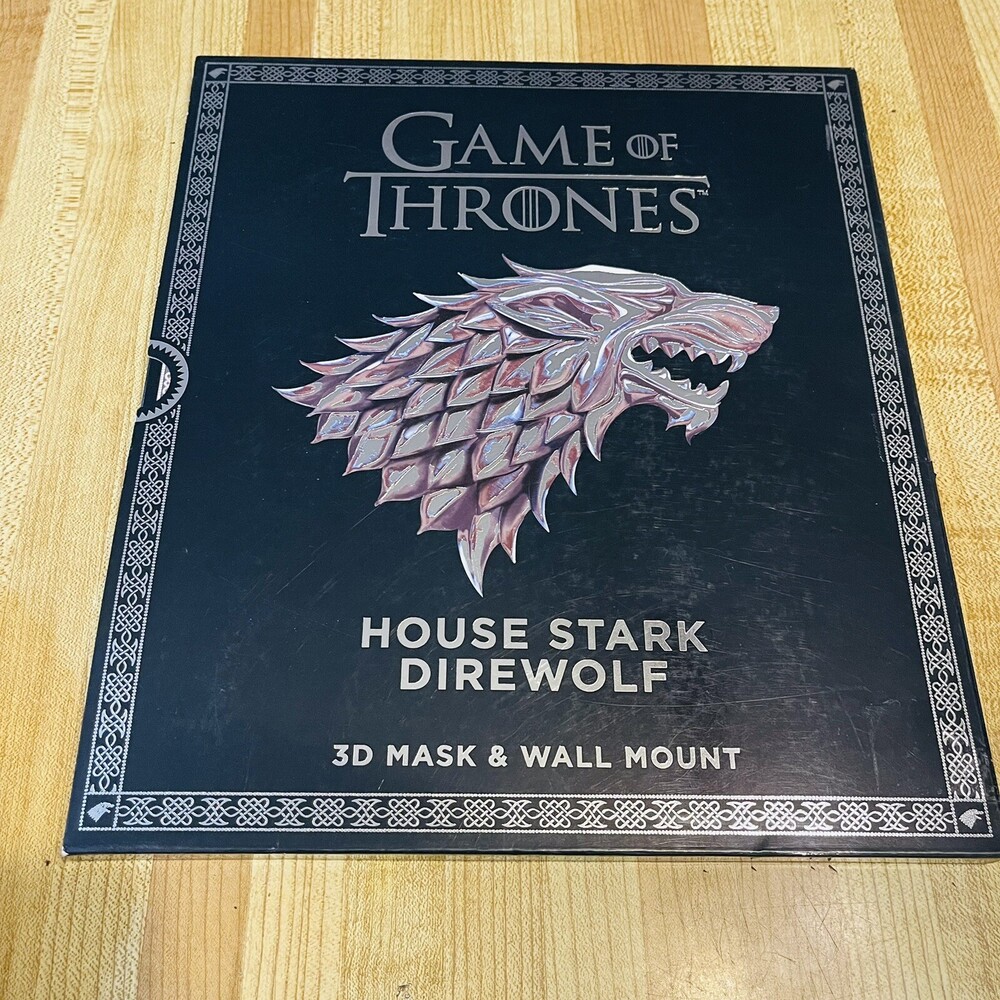 Game of Thrones House Stark Direwolf 3D mask & wall mount Got Dire Wolf
